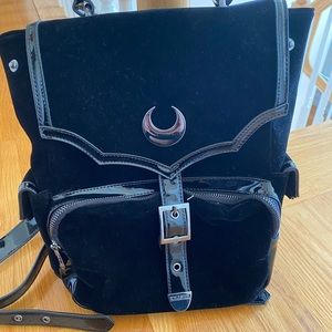 Kill star velvet backpack